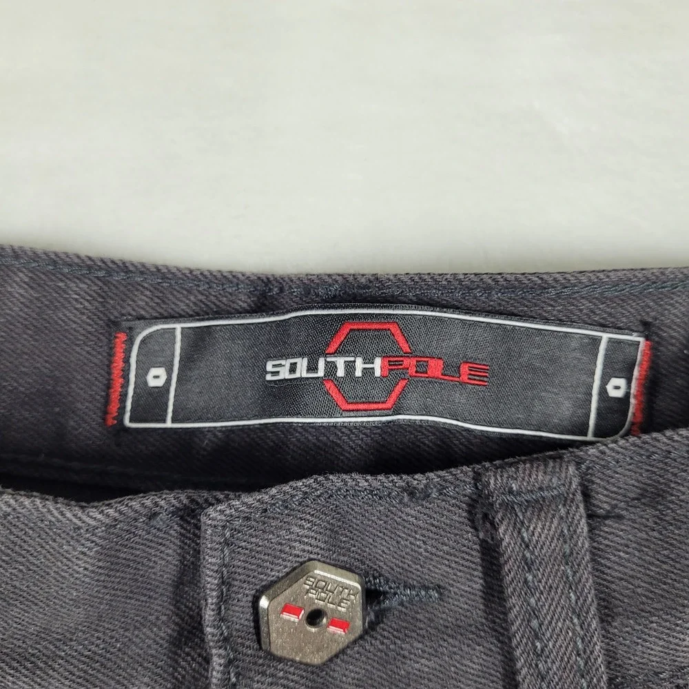 Southpole Jeans Men's 30x30 Black Denim Straight Casual Comfort‎ Grunge Y2K